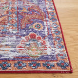 Safavieh Tucson 4'-0" x 6'-0" Rug in Red / Navy
