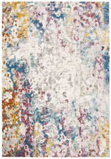 Safavieh Aria 4'-0" x 6'-0" Rug in Cream / Dark Teal