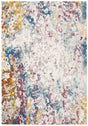 Safavieh Aria 4'-0" x 6'-0" Rug in Cream / Dark Teal