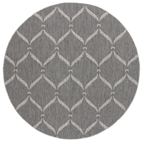 Safavieh Beach House 6'-7" x 6'-7" Rug in Charcoal / Grey