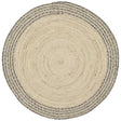 Safavieh Cape Cod 3'-0" x 3'-0" Rug in Ivory / Steel Grey