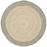 Safavieh Cape Cod 3'-0" x 3'-0" Rug in Ivory / Steel Grey