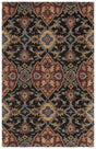 Safavieh Heritage 4'-0" x 6'-0" Rug in Charcoal / Red