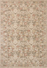 Loloi Clarisse CLS-01 Traditional Power Loomed Grey, Multi Rug - main flat