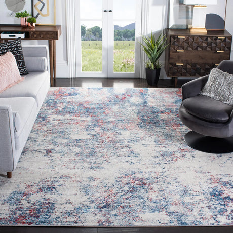 Safavieh Brentwood 10'-0" x 13'-0" Rug in Navy / Red