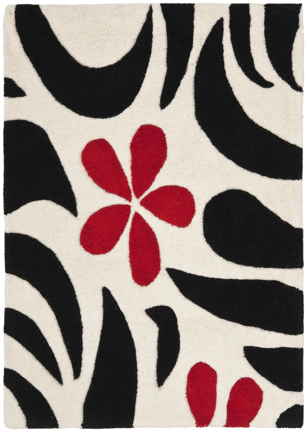 Safavieh Soho 2'-0" x 3'-0" Rug in Ivory / Black