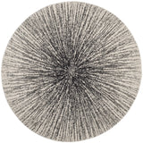 Safavieh Evoke 5'-3" x 5'-3" Rug in Black / Ivory