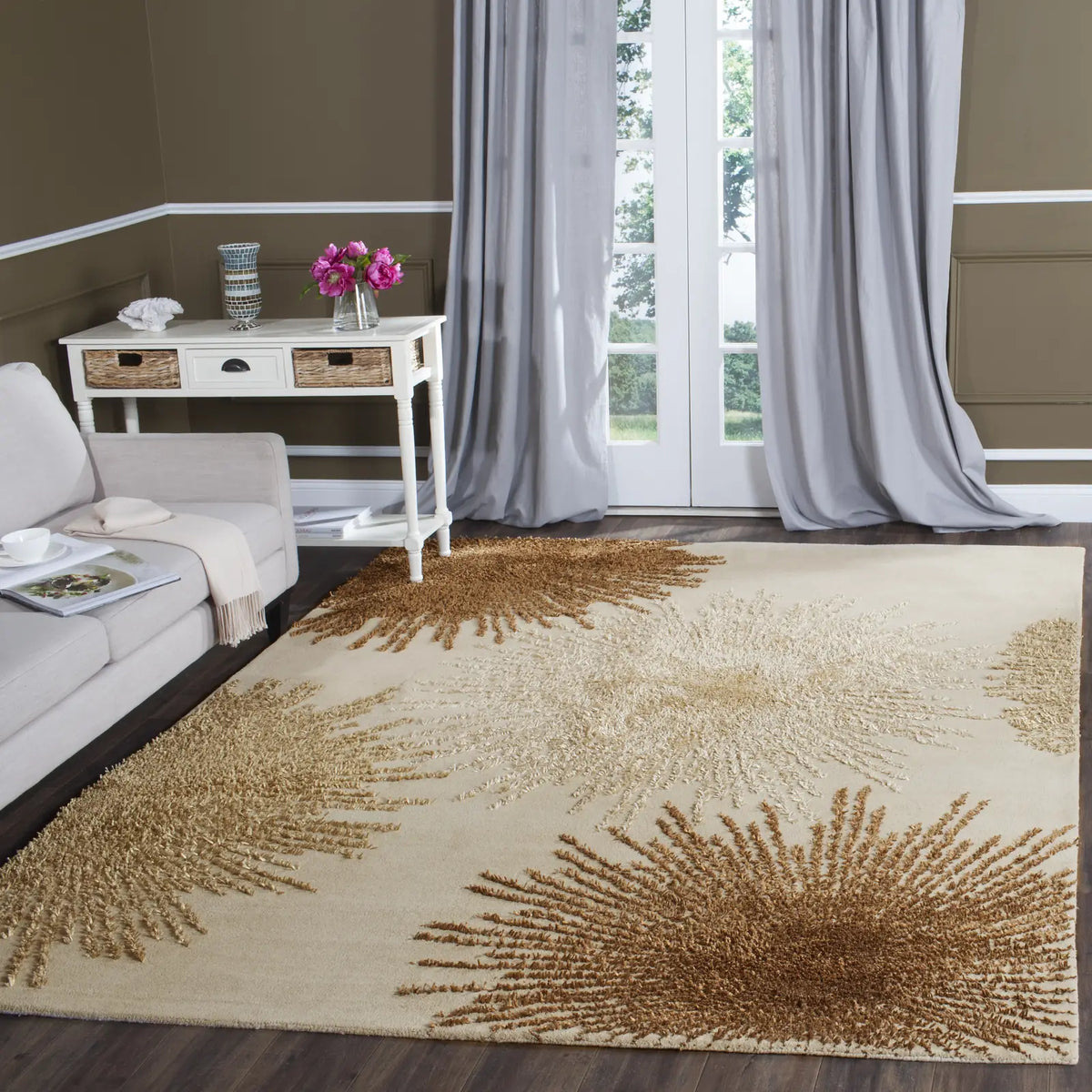Safavieh Soho 9'-6" x 13'-6" Rug in Beige