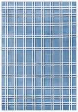 Safavieh Groove 4'-0" x 6'-0" Rug in Blue / Ivory