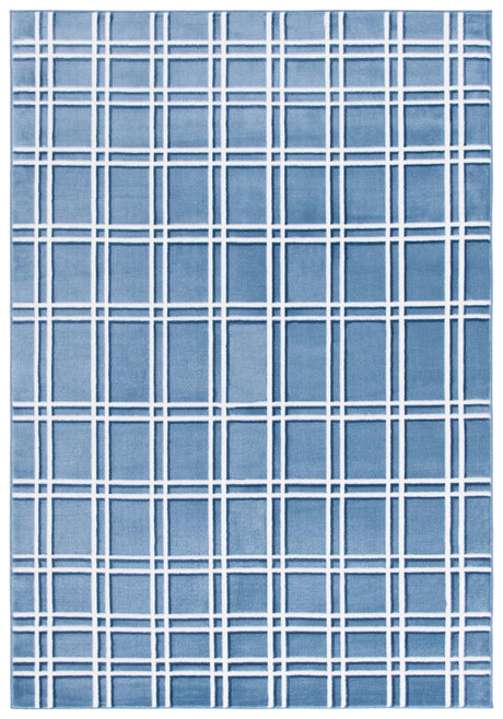 Safavieh Groove 4'-0" x 6'-0" Rug in Blue / Ivory