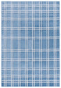 Safavieh Groove 4'-0" x 6'-0" Rug in Blue / Ivory