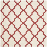 Safavieh Cambridge 6'-0" x 6'-0" Rug in Ivory / Rust