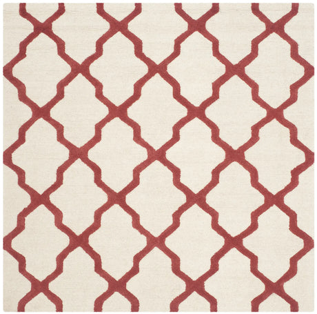 Safavieh Cambridge 6'-0" x 6'-0" Rug in Ivory / Rust