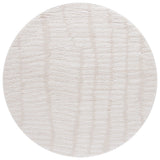 Safavieh Rumi Shag 5'-0" x 5'-0" Rug in Ivory / Light Beige