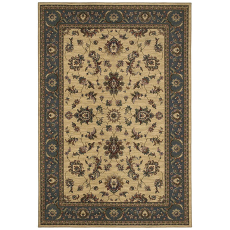 Oriental Weavers Sphinx Ariana 311z3 Ivory / Blue Rugs - main flat