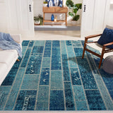 Safavieh Monaco 6'-7" x 9'-2" Rug in Blue / Multi