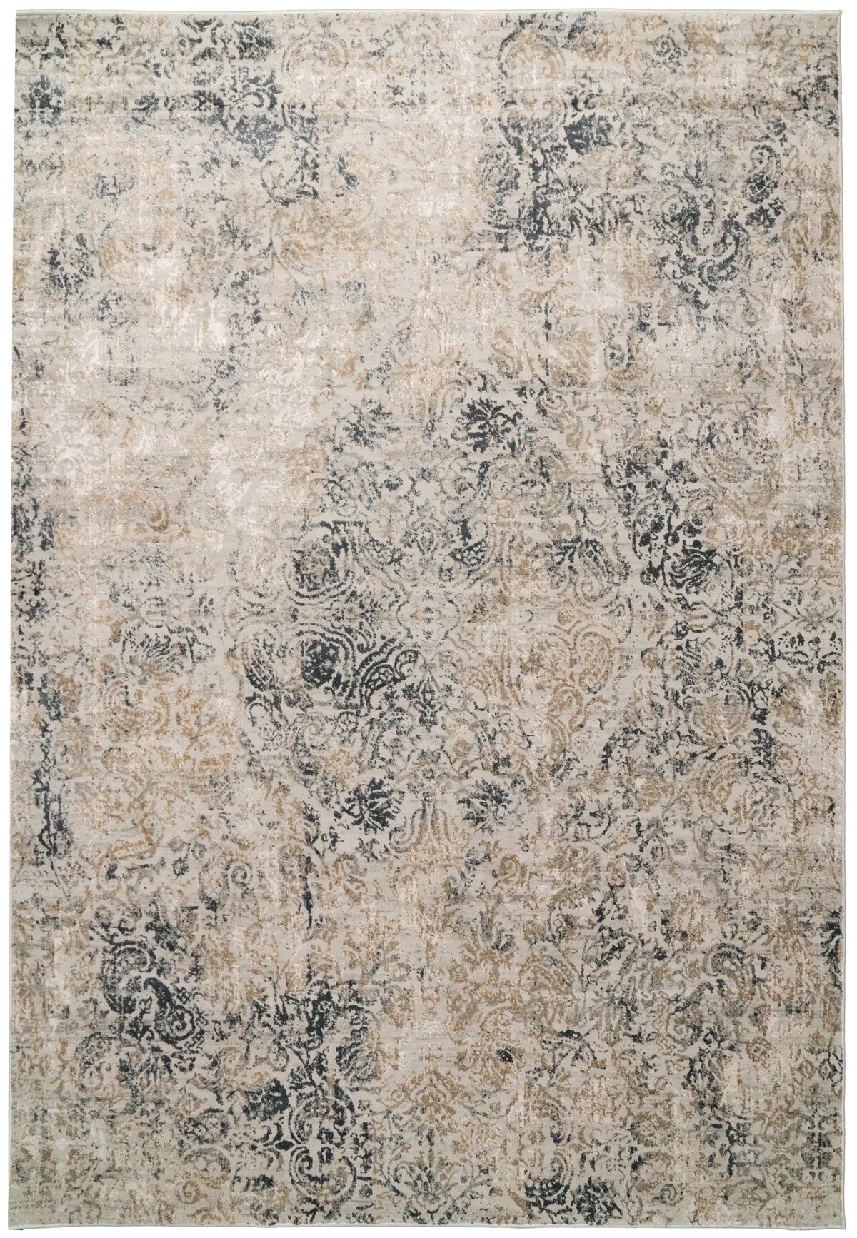 Dynamic Rugs Quartz 27040 Light Beige / Blue Rugs - Rectangular