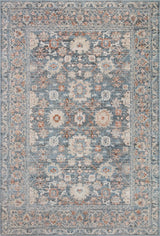 Loloi Odette Odt-07 Sky/Rust Rug - main flat