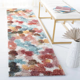Safavieh Calista 2'-3" x 7'-0" Rug in Red / Blue