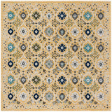 Safavieh Evoke 6'-7" x 6'-7" Rug in Gold / Ivory