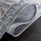 Safavieh Winston 4'-0" x 6'-0" Rug in Blue / Creme