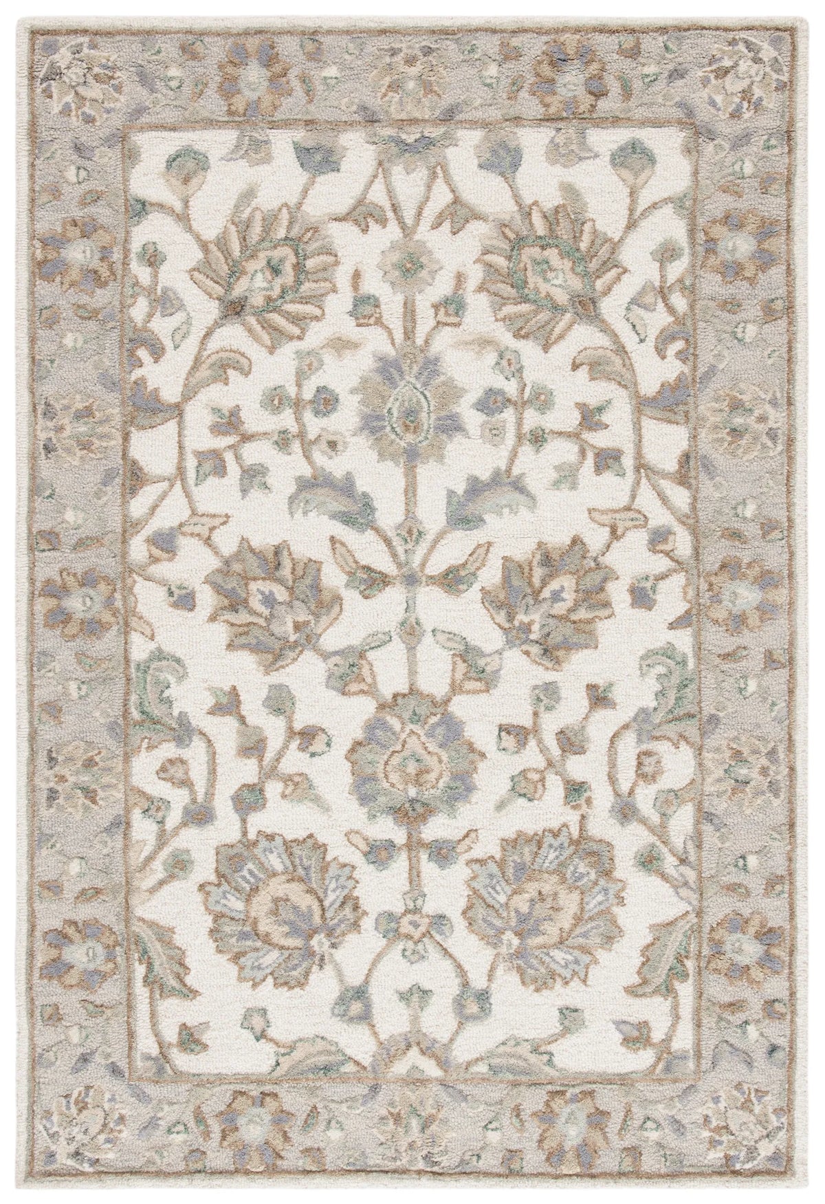 Safavieh Glamour 3'-0" x 5'-0" Rug in Ivory / Grey