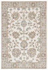 Safavieh Glamour 3'-0" x 5'-0" Rug in Ivory / Grey