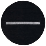 Safavieh Natura 6'-0" x 6'-0" Rug in Black / Ivory
