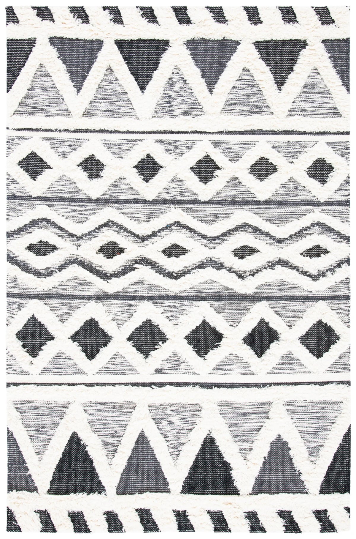 Safavieh Natura 4'-0" x 6'-0" Rug in Ivory / Black