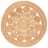 Safavieh Natural Fiber 3'-0" x 3'-0" Rug in Natural