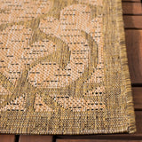 Safavieh Courtyard 4'-0" x 5'-7" Rug in Gold / Natural