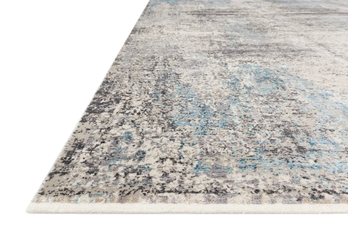 Loloi Franca Frn-04 Slate/Sky Rugs - room scene 1