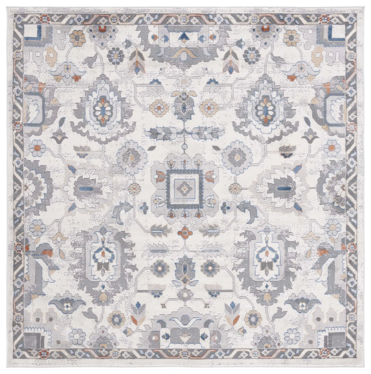 Safavieh Eternal 6'-7" x 6'-7" Rug in Ivory / Grey
