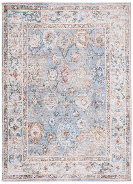 Safavieh Jasmine 4'-5" x 6'-5" Rug in Blue / Gold