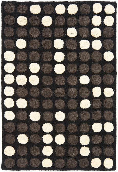 Safavieh Soho 2'-0" x 3'-0" Rug in Black / White