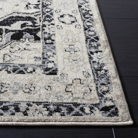 Safavieh Brentwood 4'-0" x 6'-0" Rug in Ivory / Black