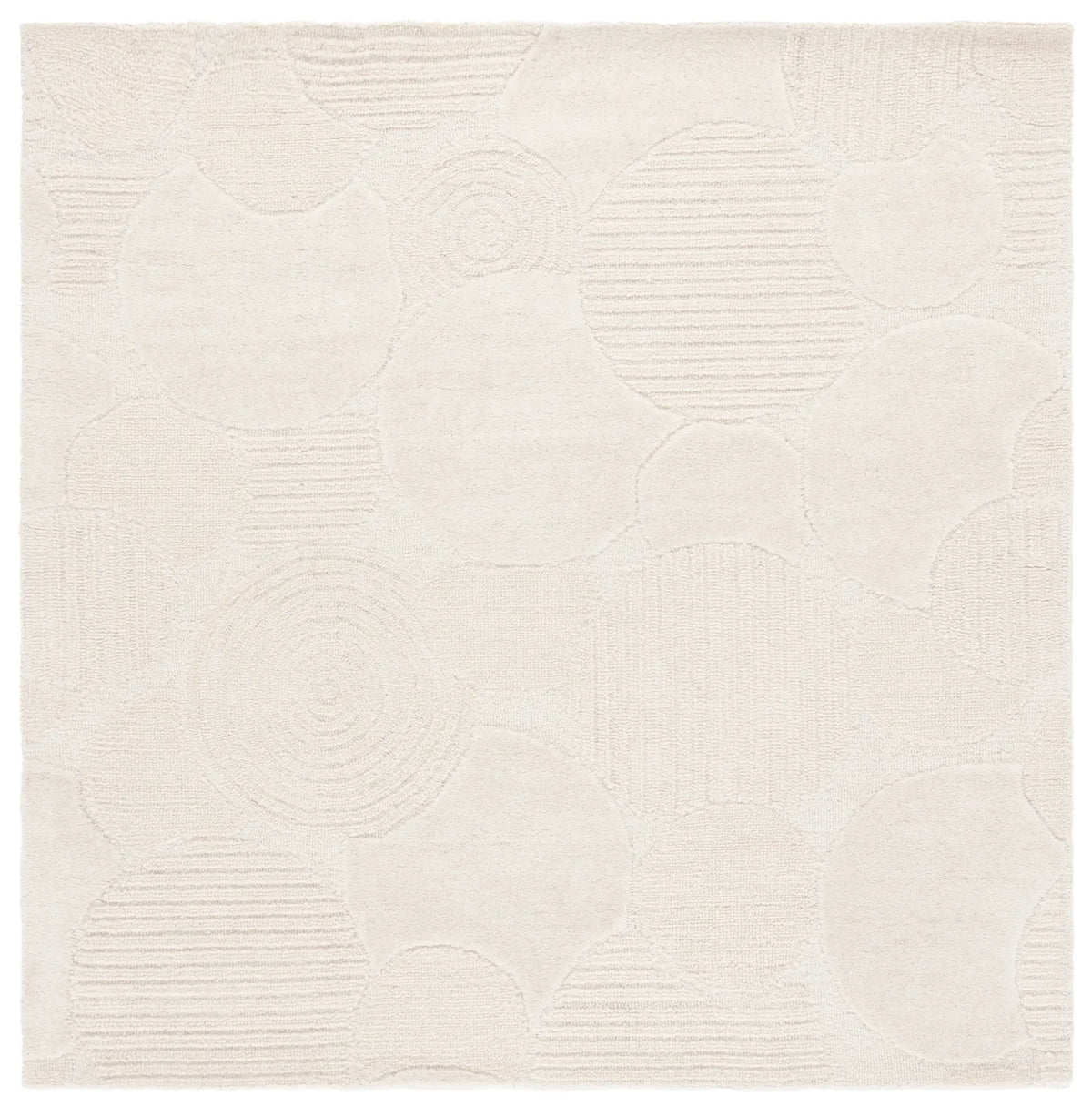 Safavieh Ebony 6'-0" x 6'-0" Rug in Ivory