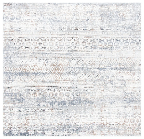 Safavieh Amelia 6'-7" x 6'-7" Rug in Grey / Gold