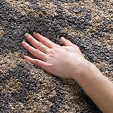 Safavieh Florida Shag 4'-0" x 6'-0" Rug in Grey / Beige