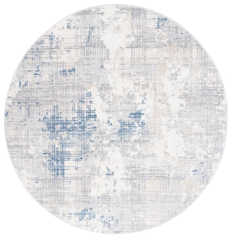 Safavieh Whisper 6'-7" x 6'-7" Rug in Grey / Blue Ivory