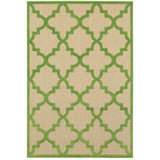Oriental Weavers Sphinx Cayman 660F9 Sand / Green Rugs - main flat