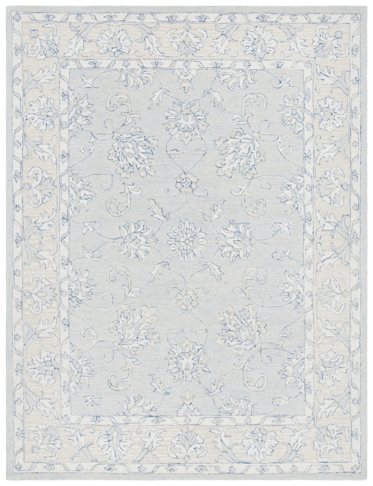 Safavieh Micro-Loop 10'-0" x 14'-0" Rug in Blue / Beige