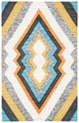 Safavieh Kenya 4'-0" x 6'-0" Rug in Black / Ivory