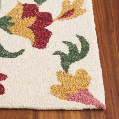 Safavieh Blossom 4'-0" x 6'-0" Rug in Ivory / Red