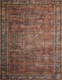 Loloi Layla Lay-01 Brick / Blue Rugs - main flat