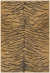 Safavieh Courtyard 4'-0" x 5'-7" Rug in Gold / Natural