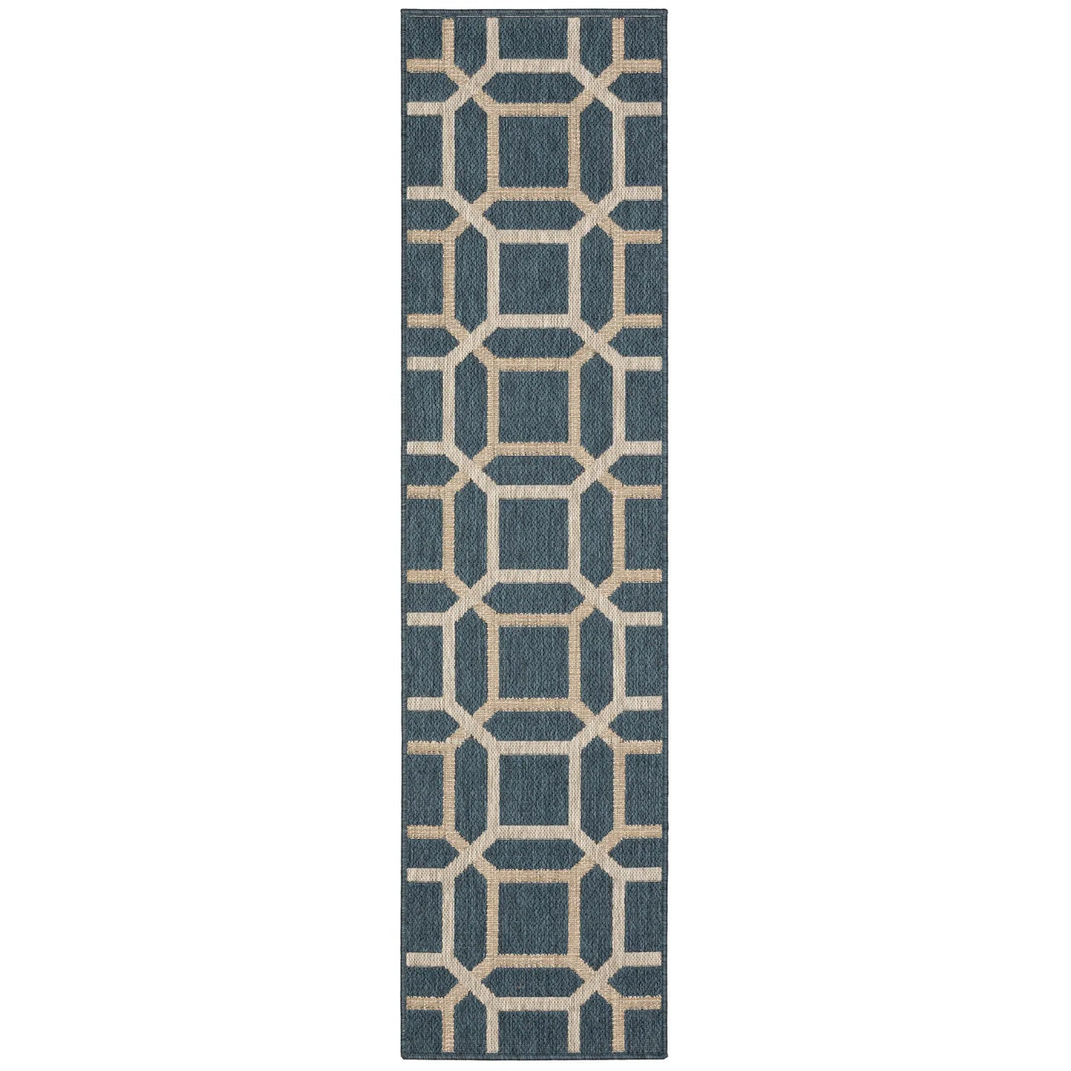Oriental Weavers Sphinx Latitude 806B Blue / Grey Rugs - runner