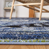 Safavieh Vintage Hamadan 4'-0" x 6'-0" Rug in Light Blue / Black