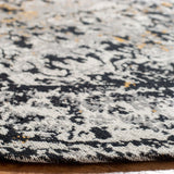 Safavieh Classic Vintage 6'-0" x 6'-0" Rug in Black / Silver