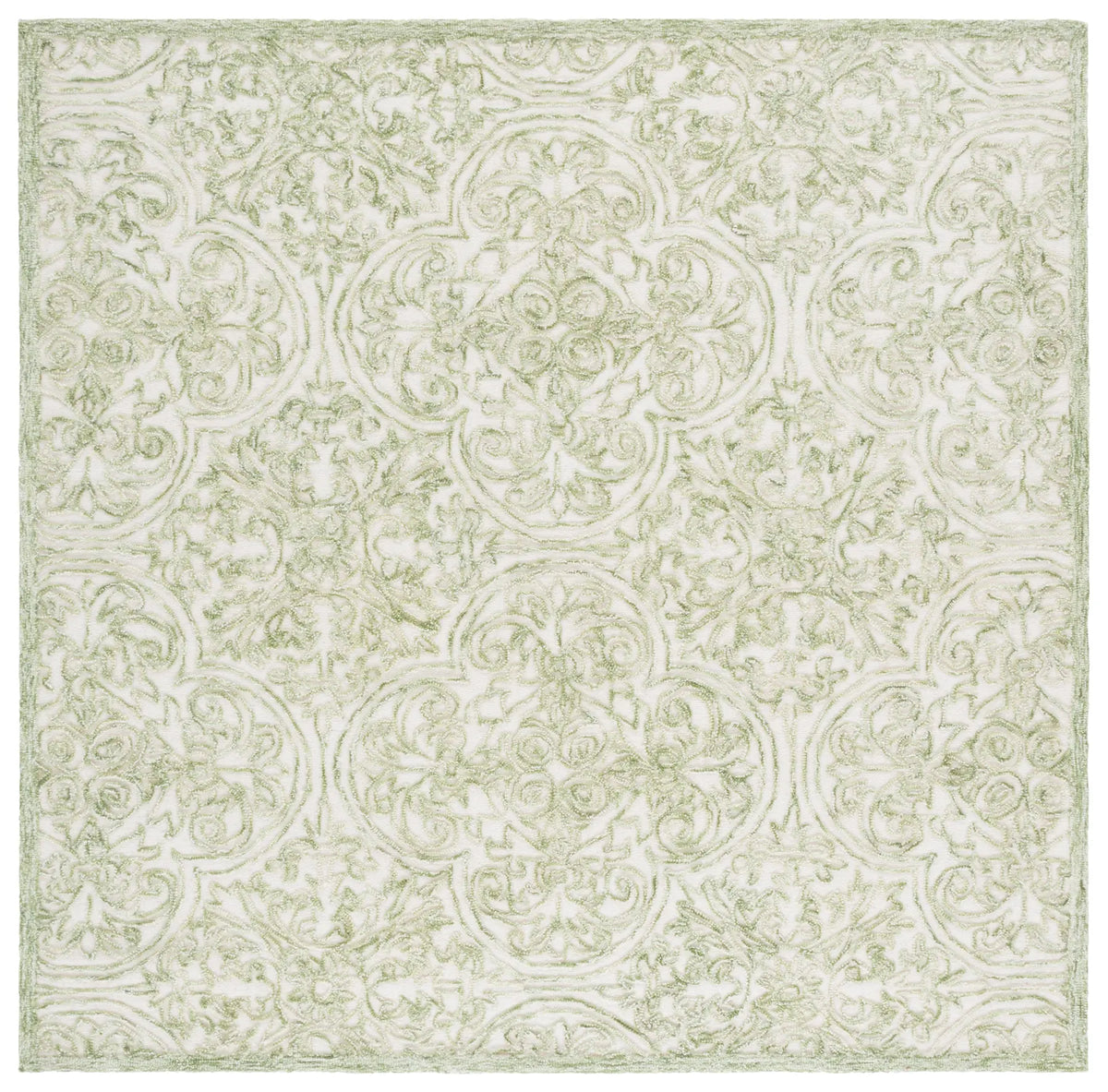 Safavieh Martha Stewart 6'-0" x 6'-0" Rug in Ivory / Green